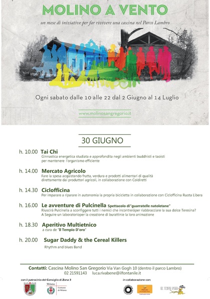 Molino a vento: il programma…